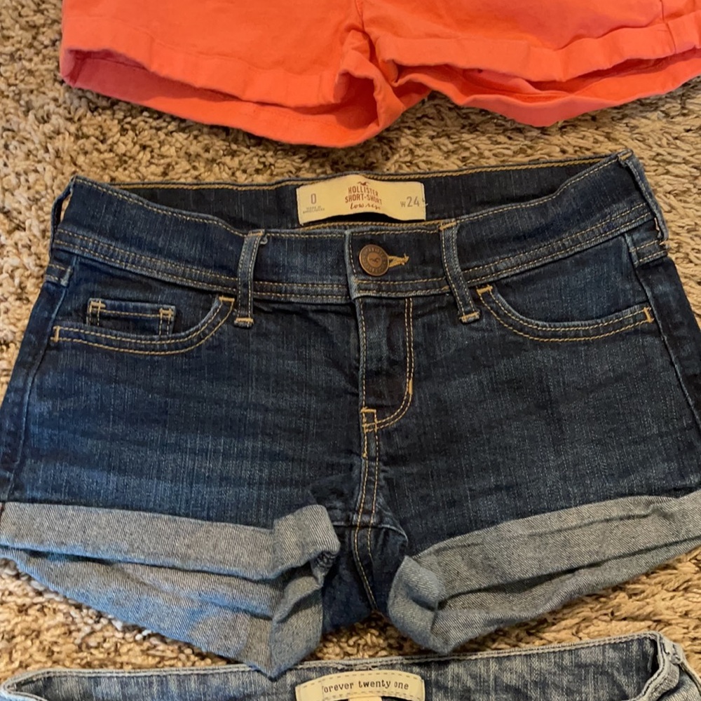 Bundle Sale Short Shorts, Jean Shorts Size 0 Small - Picture 6 of 13